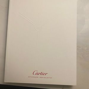 246 PAGE LIMITED PRINTED CARTIER WATCH BOOK